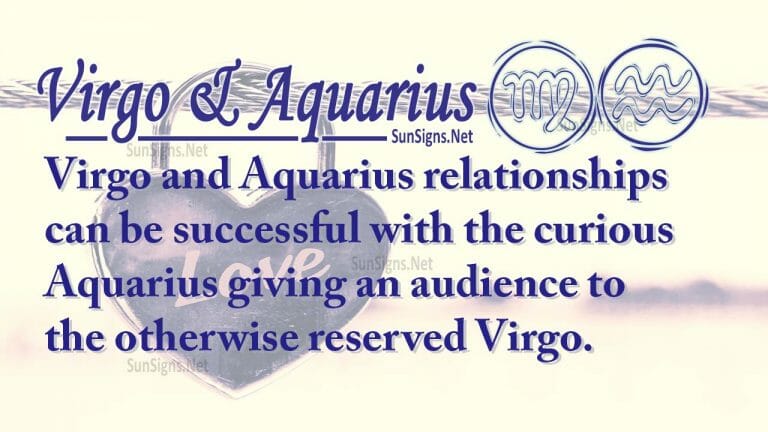 Virgo and Aquarius friendship