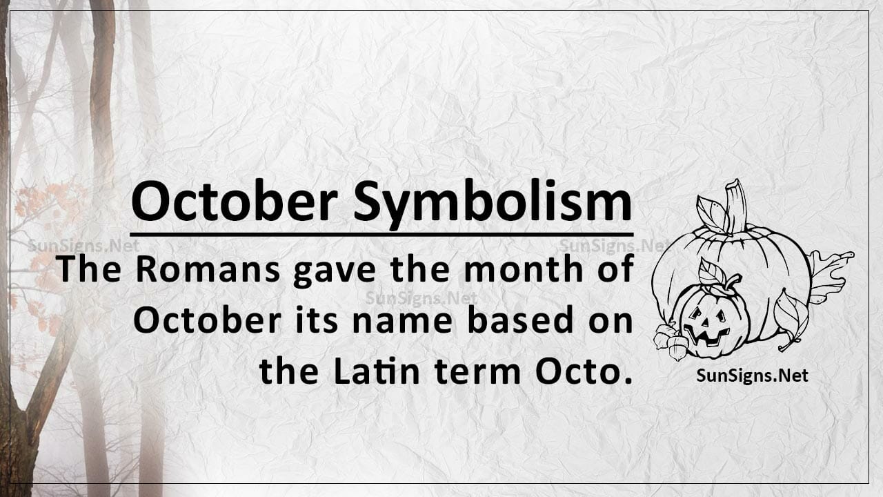 Simbolurile lunii octombrie